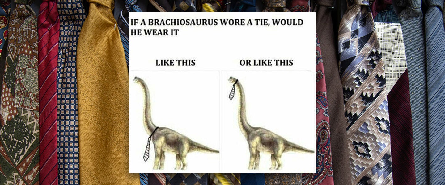 brachiosaurus tie