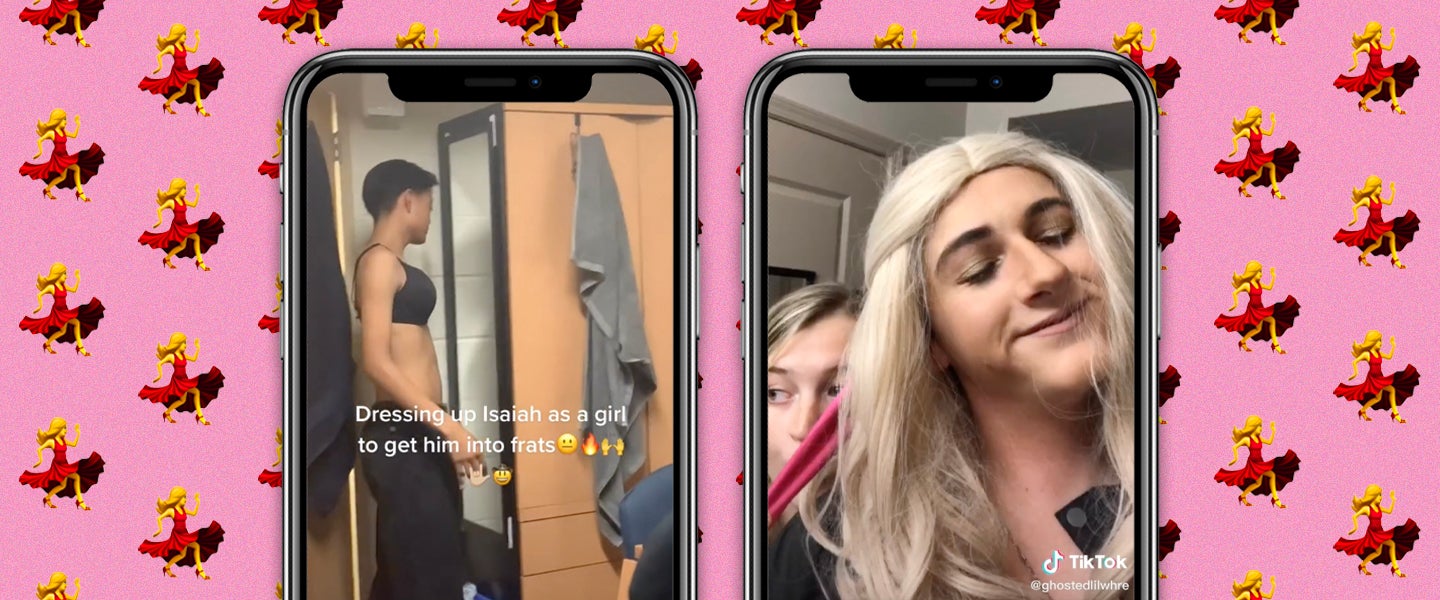 Guys Are Dressing Up As Girls to Get Into Frat Parties