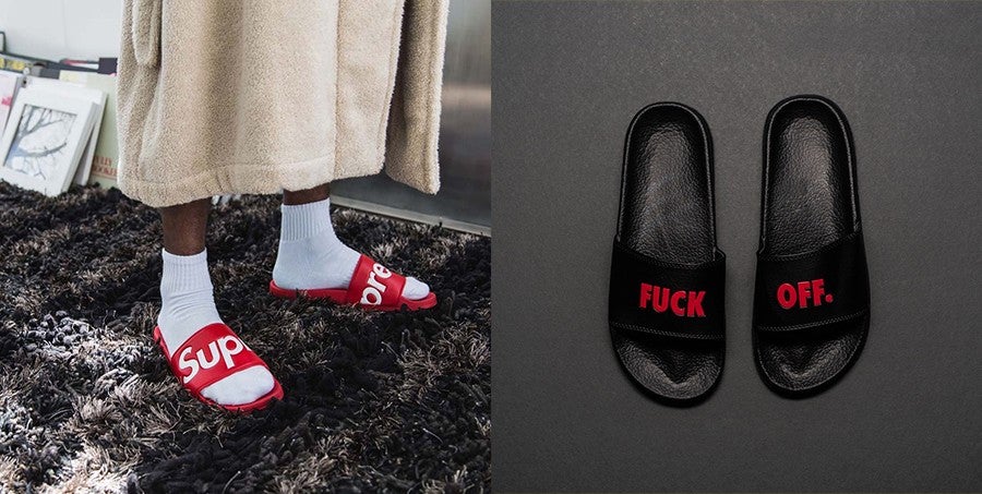 nike slippers with socks