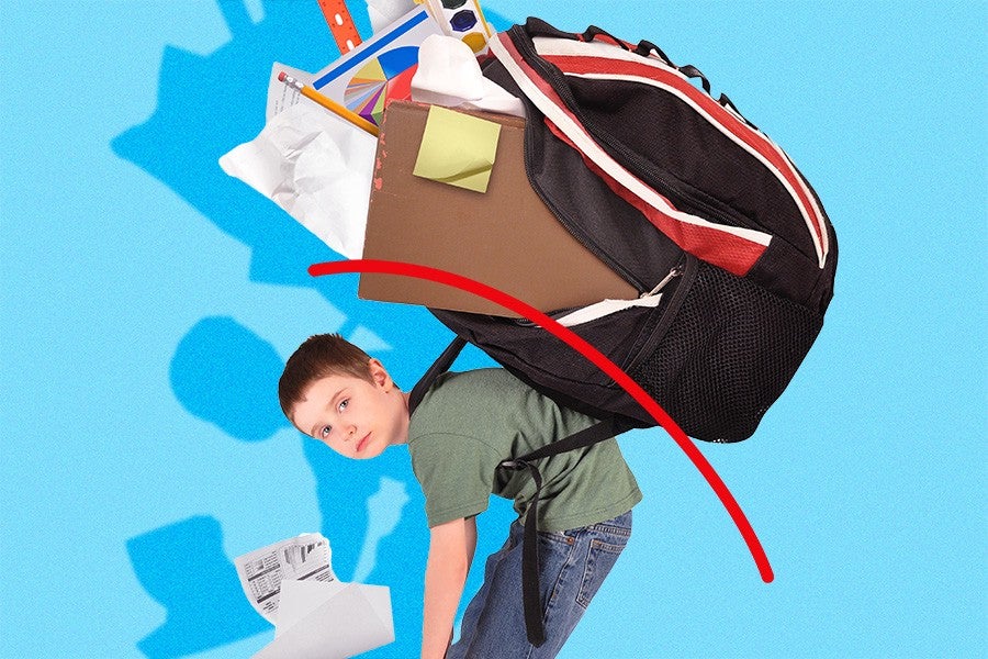 Carrying a Backpack Is BackBreaking Work