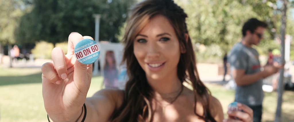 California Female Porn Stars - Porn Star Tasha Reign Wants California to Say 'No' to Prop ...
