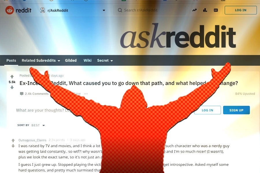 How The Ex Incels Of Reddit Found Salvation Mel Magazine - 