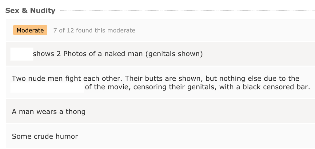 Can You Guess The Dude Movie From Its Imdb Parents Guide