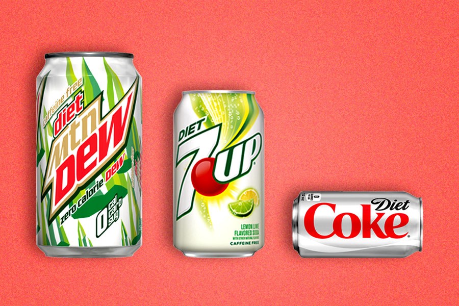 Every Major Diet Soda, Ranked By How (Un)Healthy They Are
