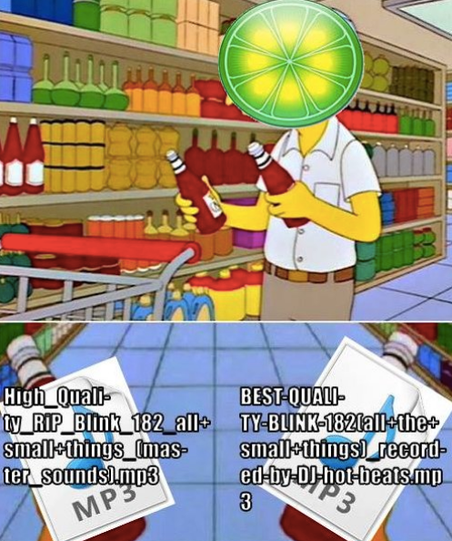 Simpsons Limewire Meme