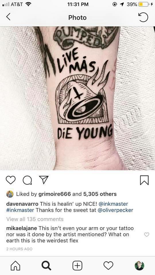 Dave Navarro Tattoos