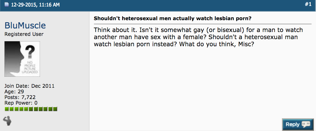 Men Lesbian - The Men Who Watch Lesbian Porn for Homophobic Reasons