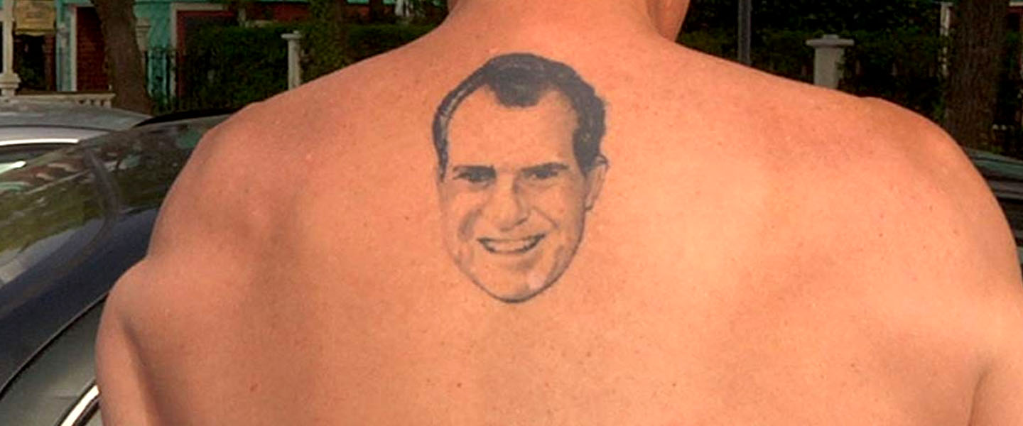 Everything We Know About Roger Stone’s Tattoo of Richard Nixon.