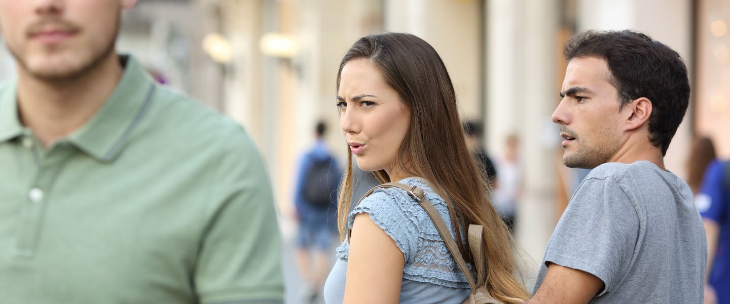 Yes, She's Checking Out Other People Too — She's Just Way Better at It