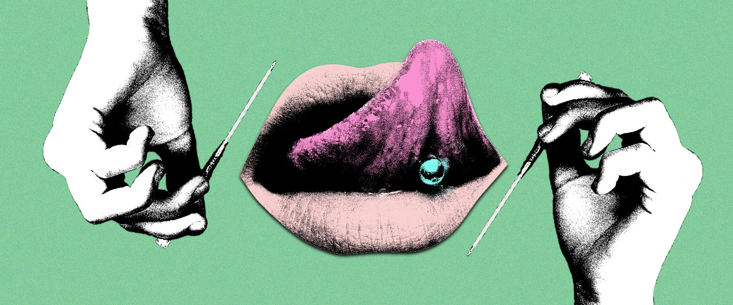 Pierced Tongue Blowjob - Tongue Rings and Blowjobs: Do Tongue Piercings Make Oral Sex Better?