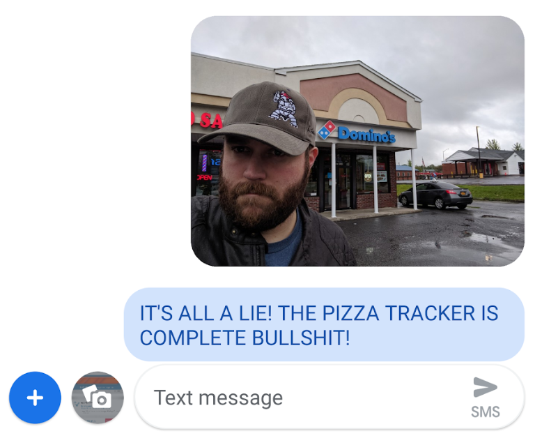 Dominos Pizza Tracker Screenshot