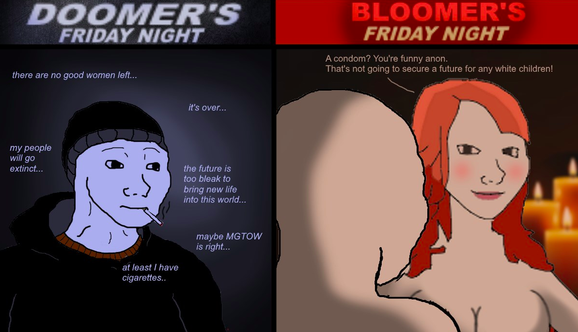 Memefacts - MEME FACTS Girl Doomer, Doomer Boy and Doomer Doomer