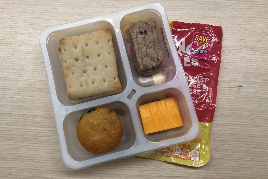 DIY Lunchable Brunchable Sausage Lunchbox - Family Fresh Meals