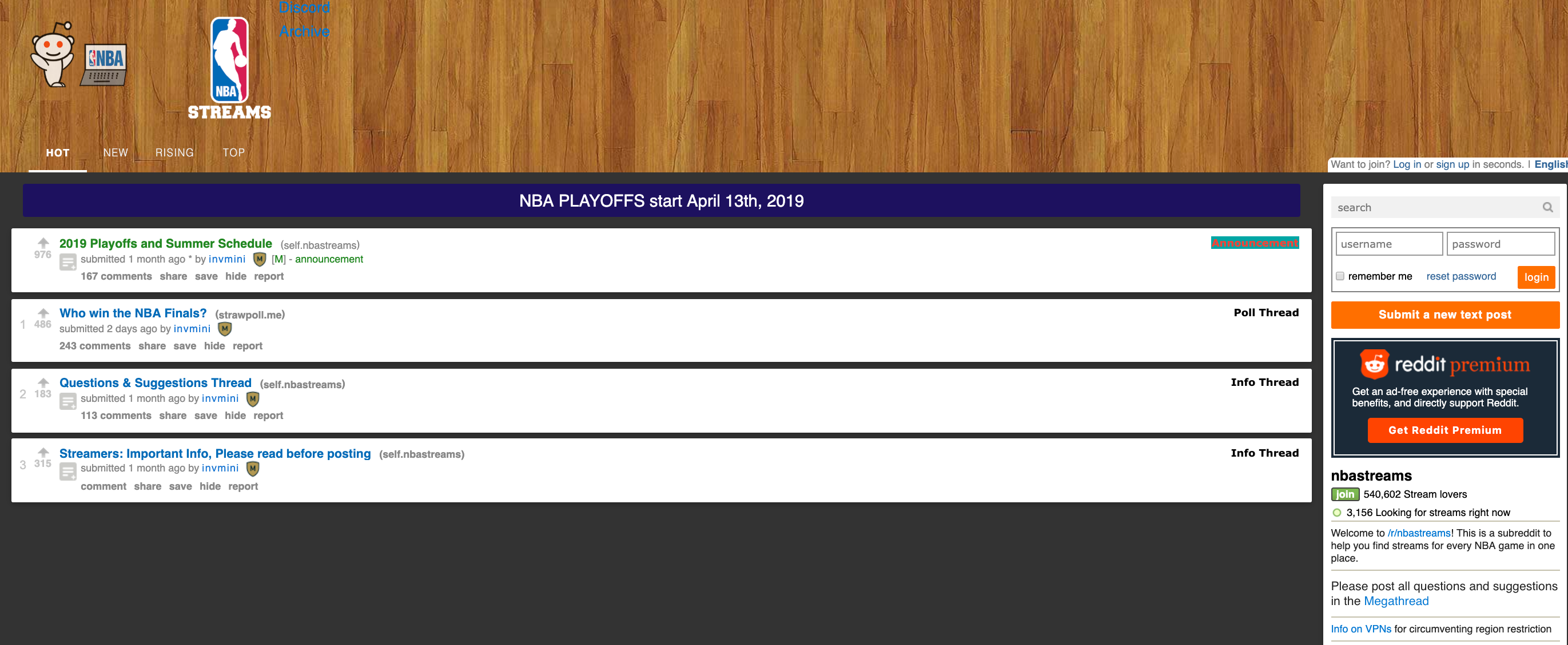 nba streams reddit