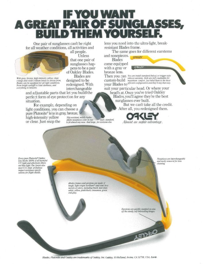 list of oakley sunglasses
