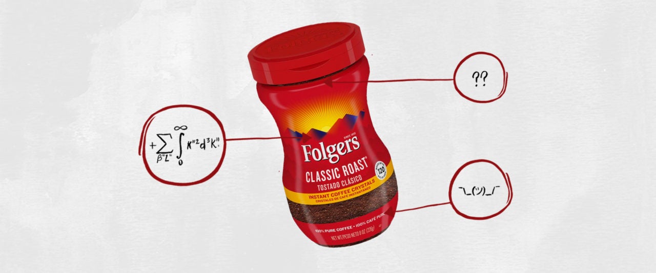 Folgers Instant Coffee Crystals Nutrition Information Blog Dandk