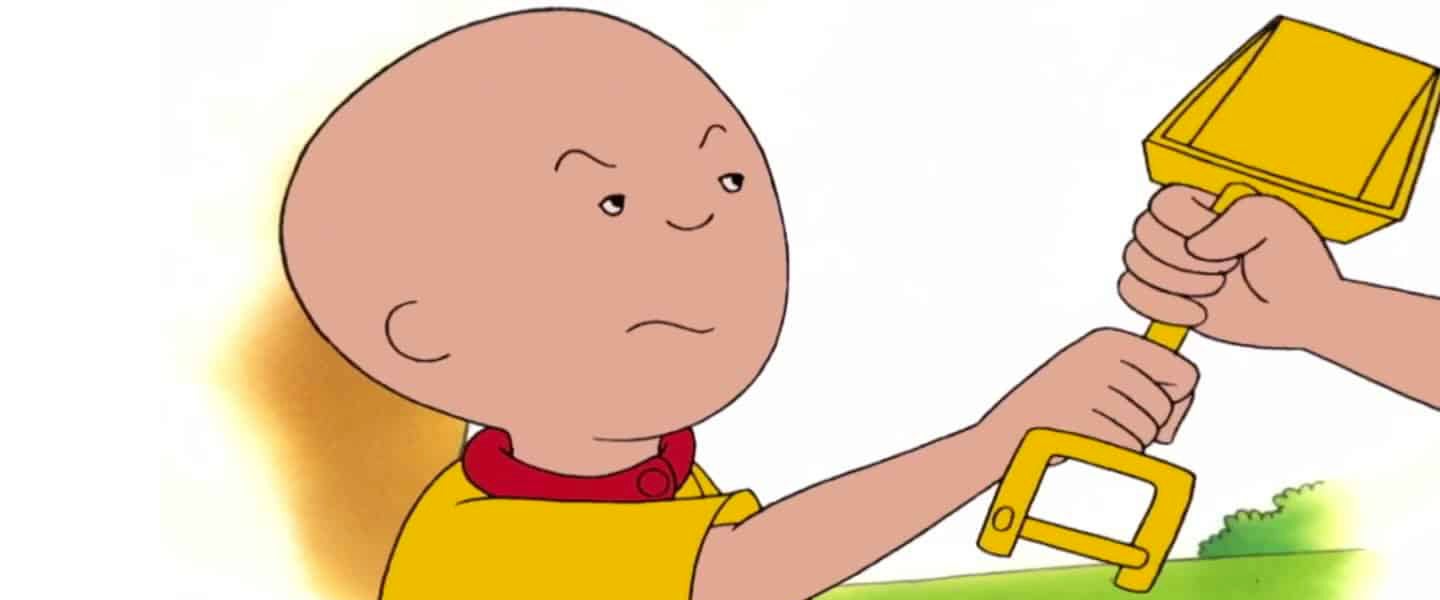 Classic caillou crying