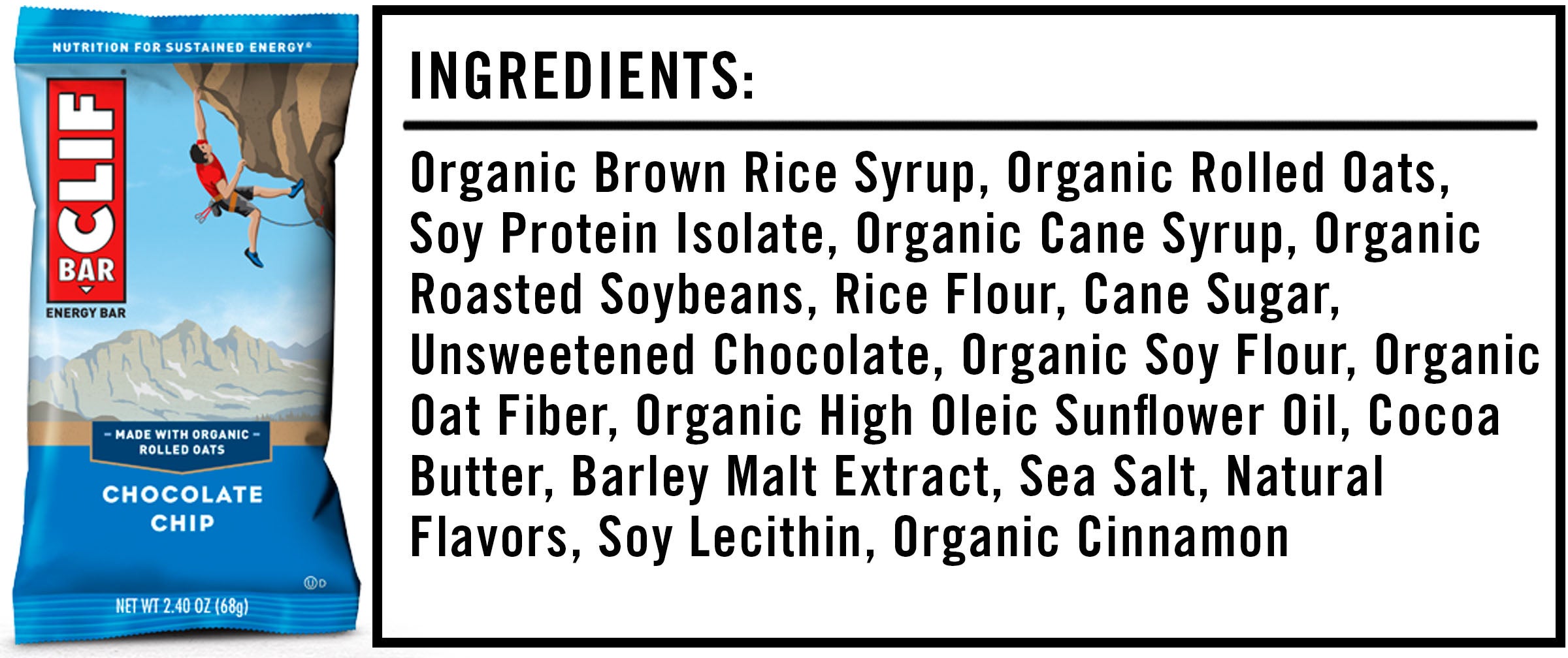 Nutritional Info For Clif Bars Besto Blog