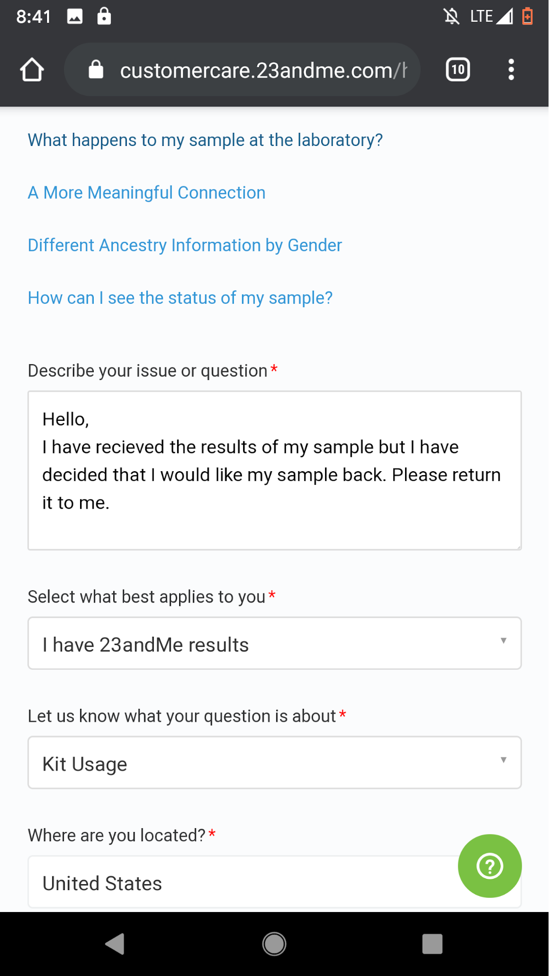 I tried 23andMe and here are the results