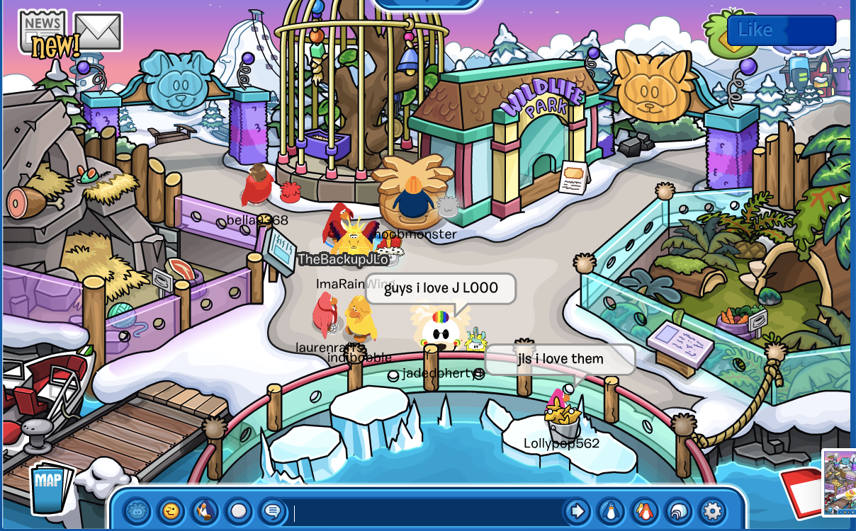 Club Penguin Rewritten Cheats™: Club Penguin Rooms #21: Night Club