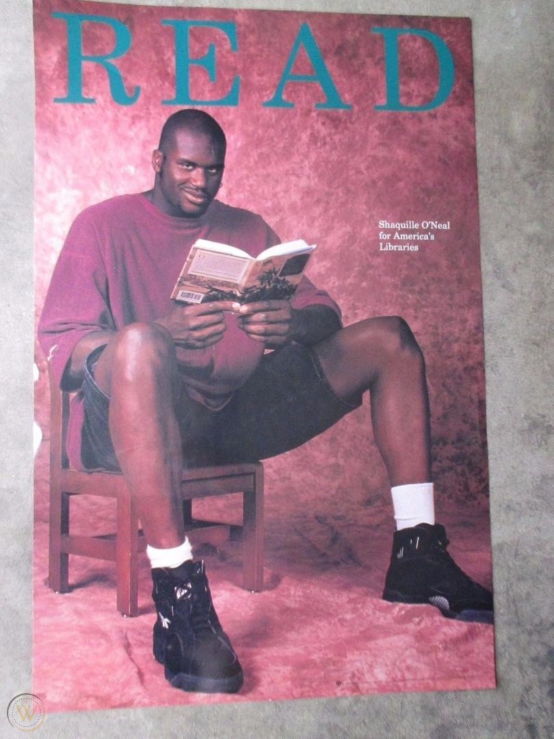Shaq Reading Meme: No One Made Books as Cool as Shaquille O'Neal.