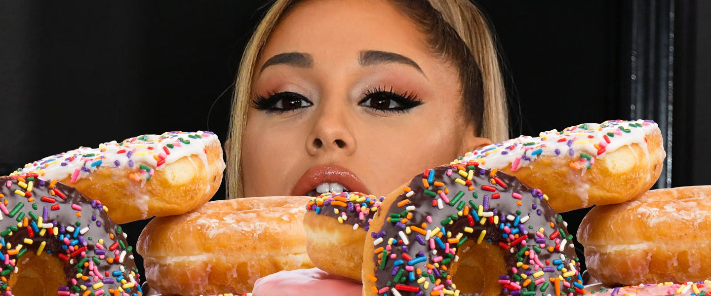 Ariana grande donut xxx