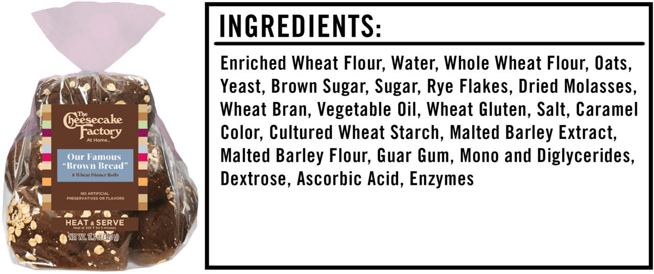 What Are the Ingredients in Cheesecake Factory Brown Bread?