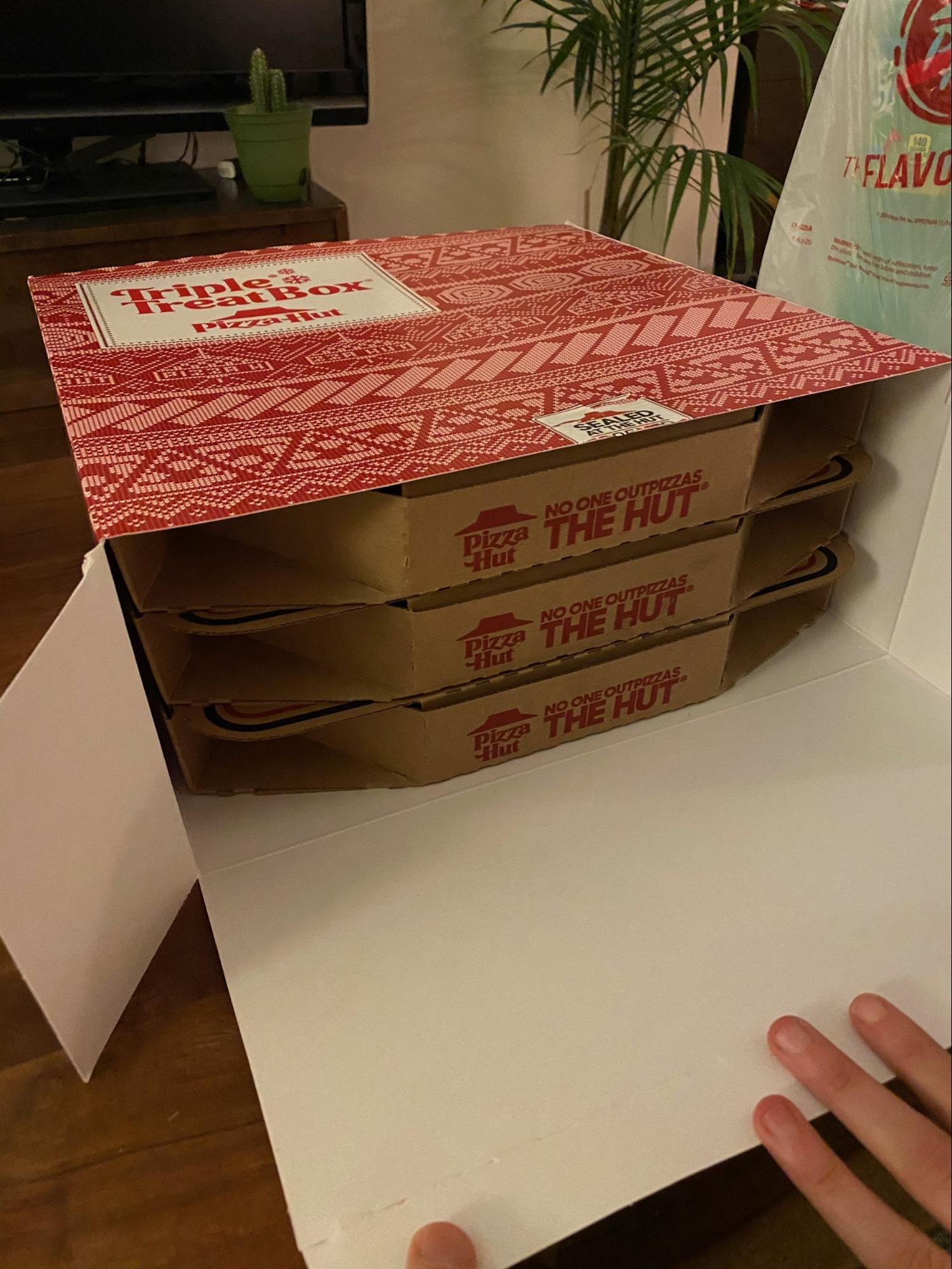 pizza hut box unfolder