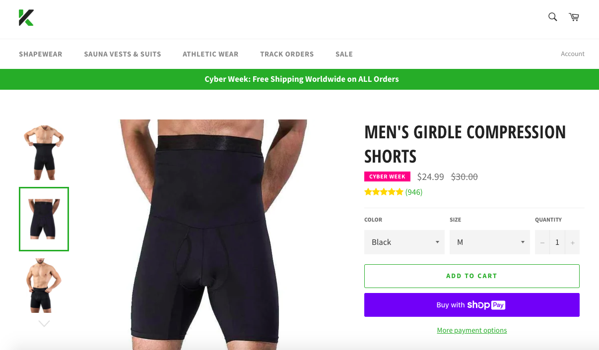 The Kewlioo Men Slimming Sauna Vest Body Belly Shaper Underwear Waist  Girdle –