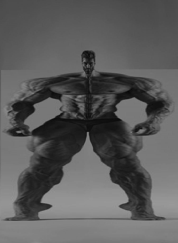 Dank Memes on X: Incase y'all wondered how a real giga chad looks