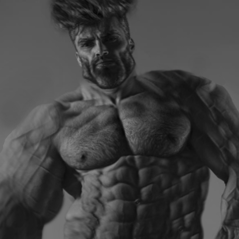 Dank Memes on X: Incase y'all wondered how a real giga chad looks