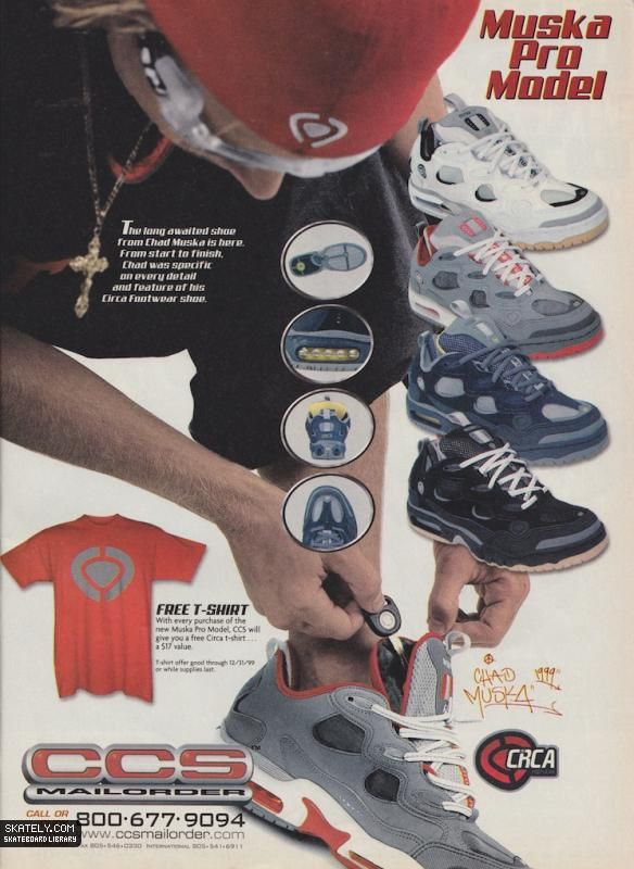 Skate shoes of the hot sale 90s