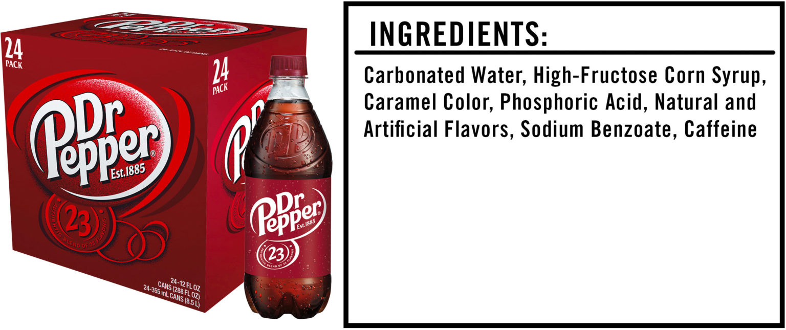 Dr Pepper Ingredients What Are The Flavors In Dr Pepper 