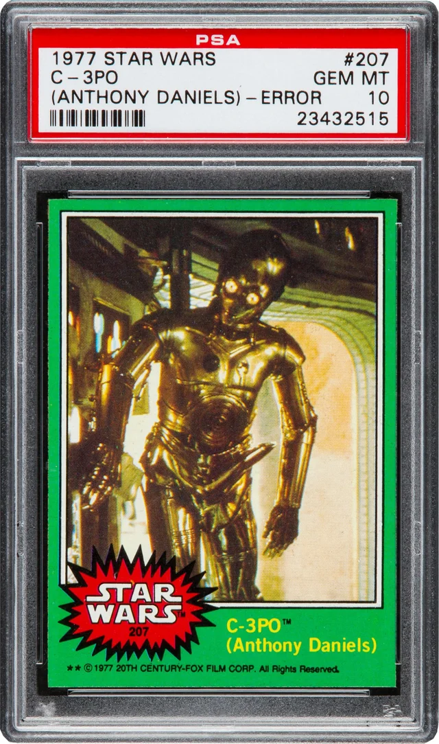 C3p0 on sale trading card