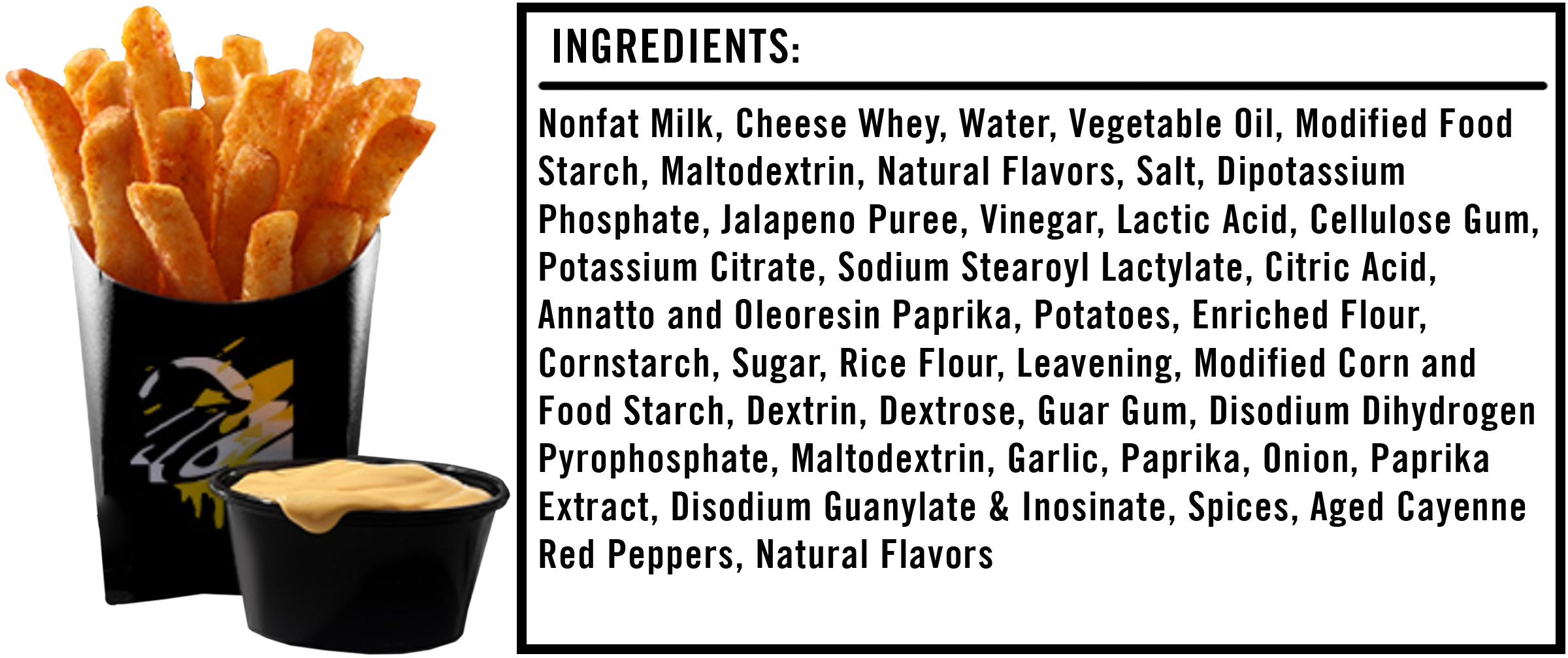 All 44 Ingredients in Taco Bell's Nacho Fries, Explained