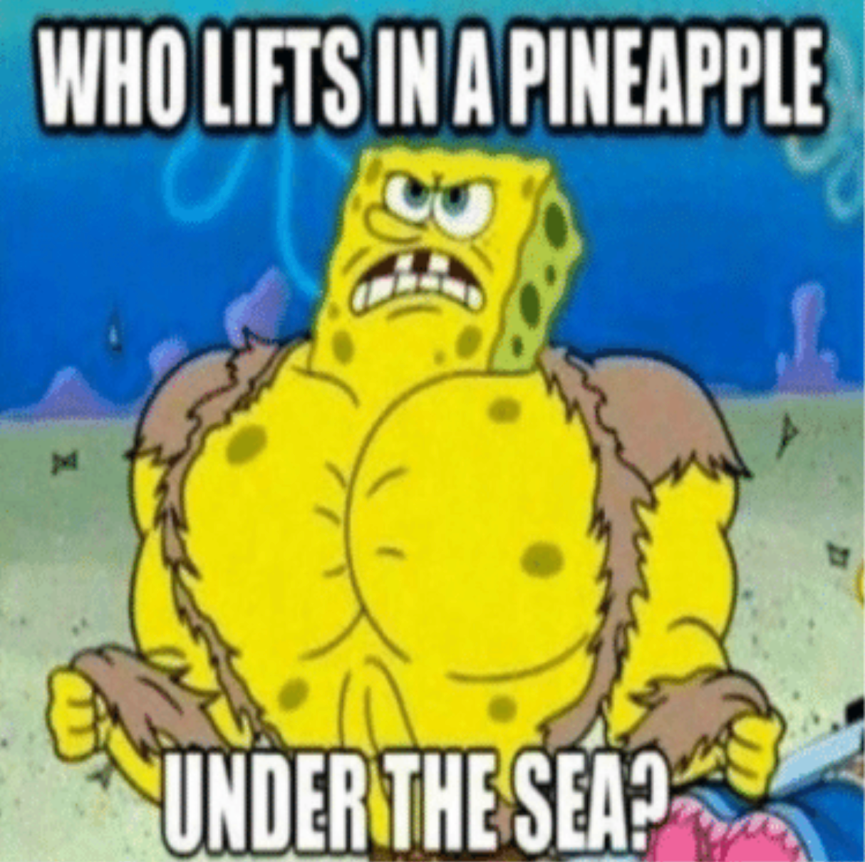 spongebob muscles