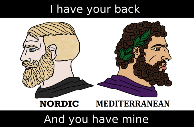 Yes Chad Nordic Gamer Meme Nordic Chad by COOPER, MICHAEL