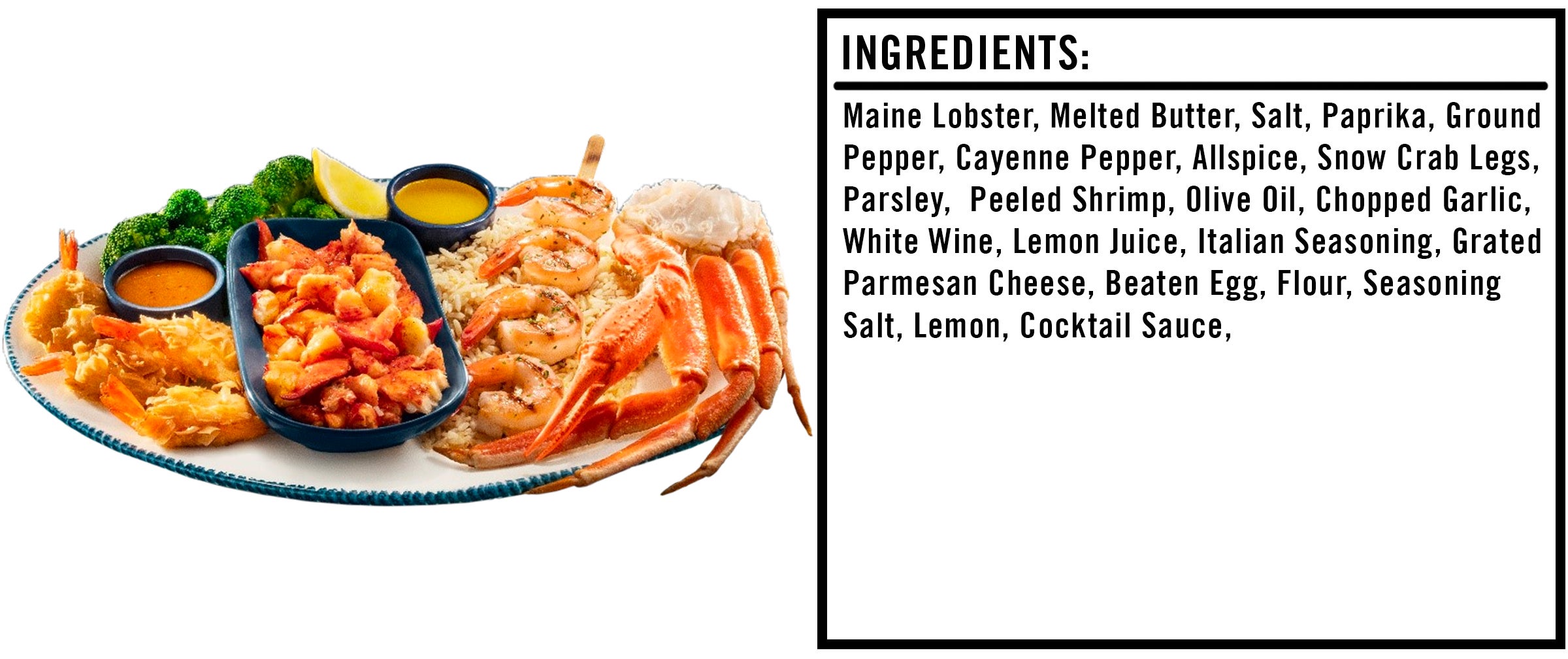 Every Ingredient in Red Lobster's Ultimate Feast, Explained