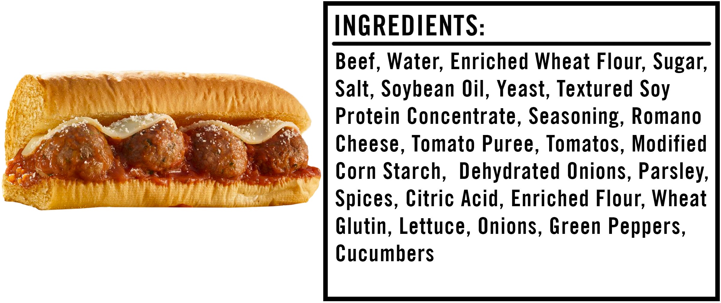 subway meatball sandwich