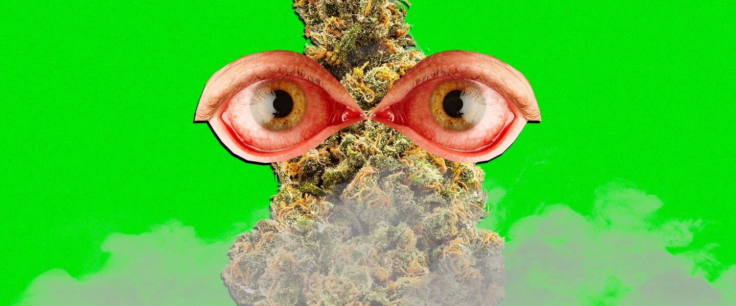 Why Does Weed Make Your Eyes Red, and How Can I Hide Them?