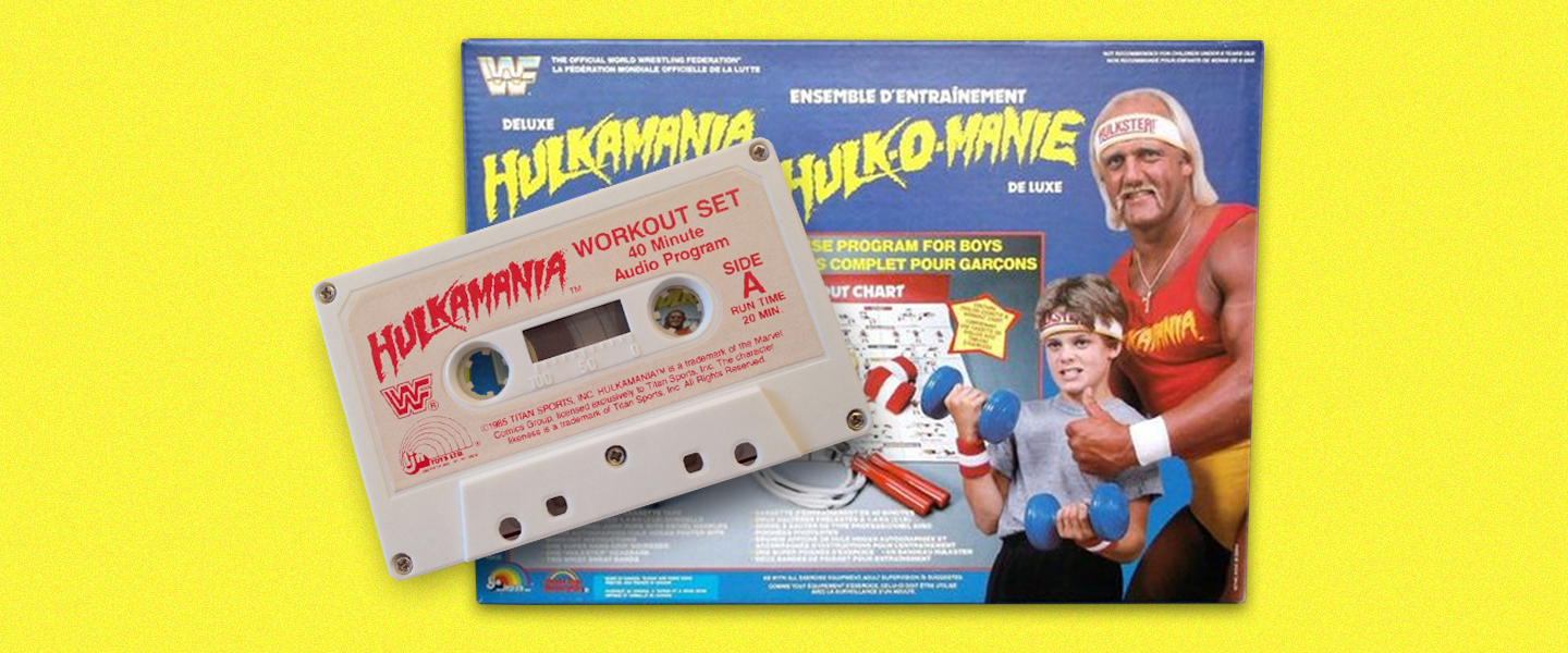 Retro Exercise Routine Porn - Pumping Retro Iron with the 1985 Hulkamania Workout Cassette Tape