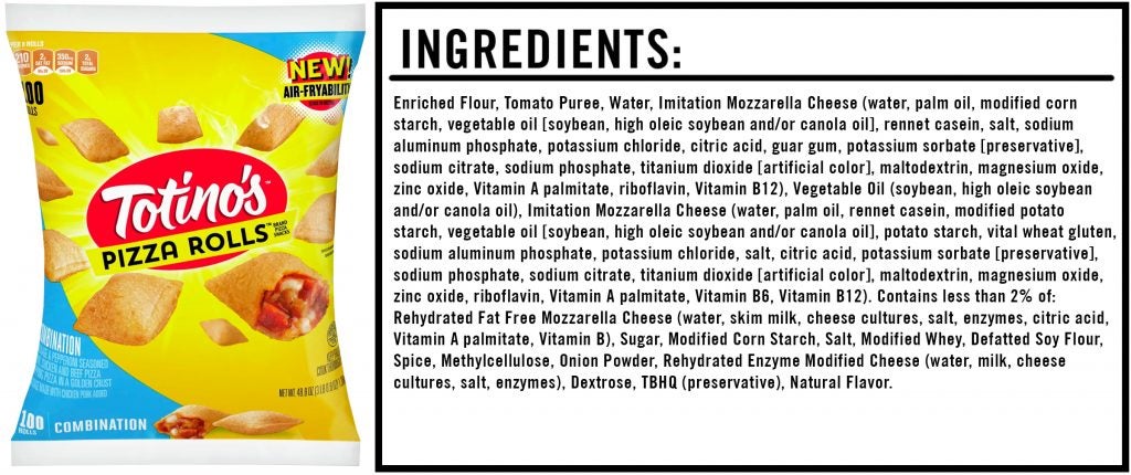 Pizza Rolls Food Label: Deciphering the Ingredients and Nutrition