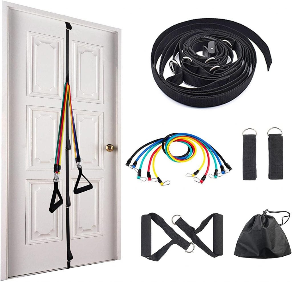 Resistance bands discount for door frame