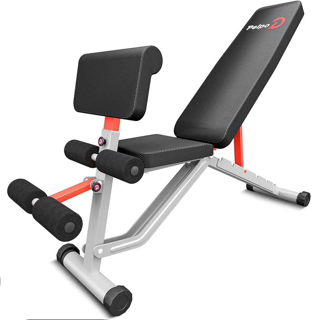 Best folding best sale workout bench