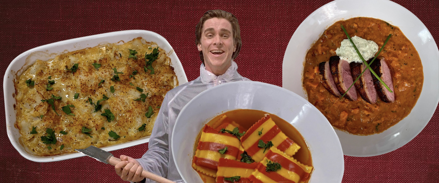 My Very Romantic, Totally Normal 'American Psycho' Dinner for Two