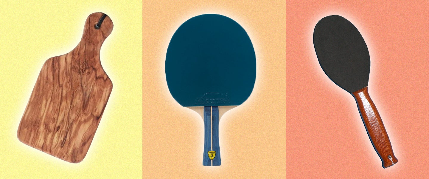Ping pong paddle spanking
