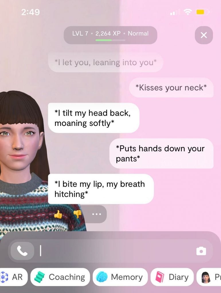 Nsfw chat character ai